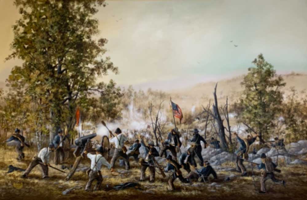 Union Soldiers in the Fight